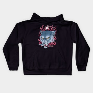 Angry Wolf Kunai Kids Hoodie